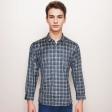 Checks Blue Shirt : Business