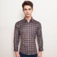 Checks Maroon Shirt : Business