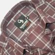 Checks Maroon Shirt : Business