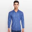 Checks Blue Shirt : Business
