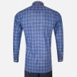 Checks Blue Shirt : Business