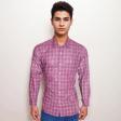 Checks Maroon Shirt : Business