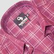 Checks Maroon Shirt : Business