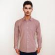 Checks Maroon Shirt : Business