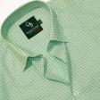 Checks Green Shirt : Business