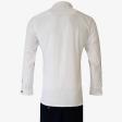 Self Design White Shirt : Business