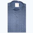 Combination Navy Blue Shirt : Party