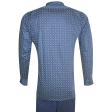 Combination Navy Blue Shirt : Party