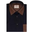 Combination Navy Blue Shirt : Ditto