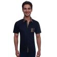Combination Navy Blue Shirt : Ditto