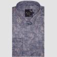 Print Gray Shirt : Party