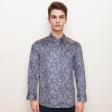 Print Gray Shirt : Party