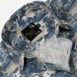 Print Blue Shirt : Party