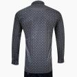 Print Navy Blue Shirt : Party