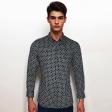Print Black Shirt : Party
