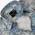 Print Blue Shirt : Party