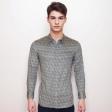 Print Blue Shirt : Party