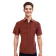 Print Orange Shirt : Ditto