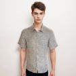 Print Blue Shirt : Ditto