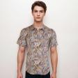 Print Blue Shirt : Ditto