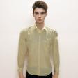 Self Design Cream Shirt : Ditto