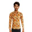 Print Orange Shirt : Ditto