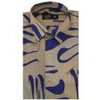 Print Blue Shirt : Ditto