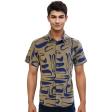 Print Blue Shirt : Ditto