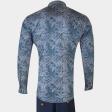 Print Blue Shirt : Ditto