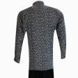 Print Blue Shirt : Party
