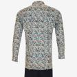 Print Blue Shirt : Party