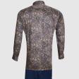 Print Brown Shirt : Party