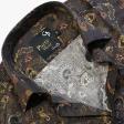 Print Brown Shirt : Party