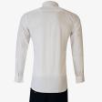 Self Design White Shirt : Business