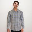 Checks Blue Shirt : Business