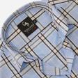 Checks Blue Shirt : Business