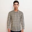 Checks Fawn Shirt : Business