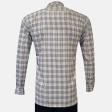 Checks Light Gray Shirt : Business