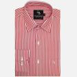 Stripes Red Shirt : Business
