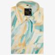 Print Green Shirt : Party