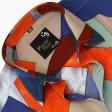 Print Blue Shirt : Party