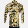 Print Brown Shirt : Party