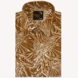 Print Brown Shirt : Party