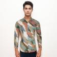 Print Brown Shirt : Party
