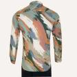 Print Brown Shirt : Party