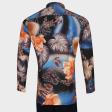 Print Rust Shirt : Party