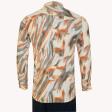 Print Peach Shirt : Party