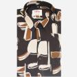 Print Brown Shirt : Ditto