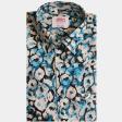 Print Blue Shirt : Ditto