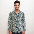 Print Blue Shirt : Ditto
